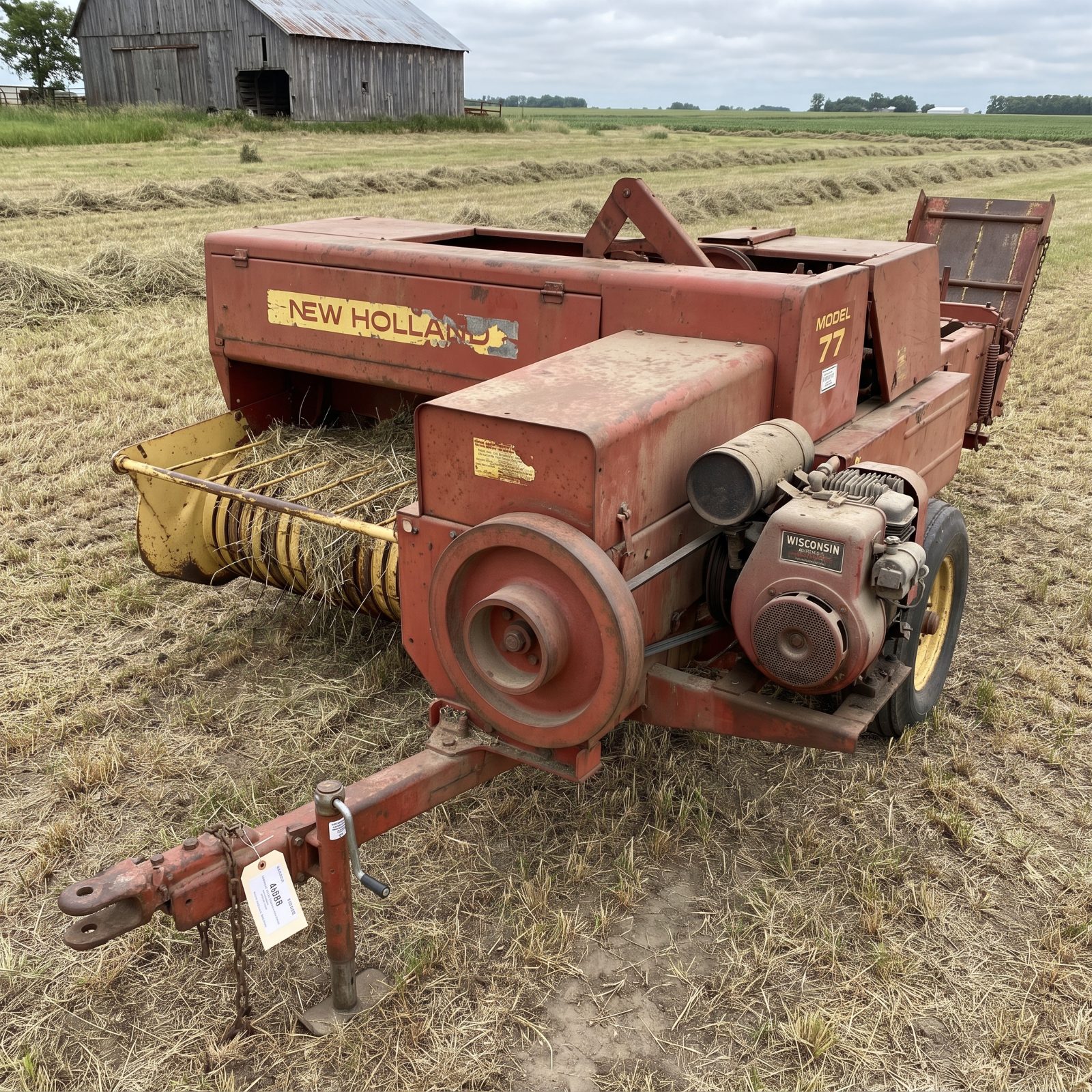 New Holland Model 77 Baler: The Twine-Tie Pioneer With Its Own Wisconsin Engine