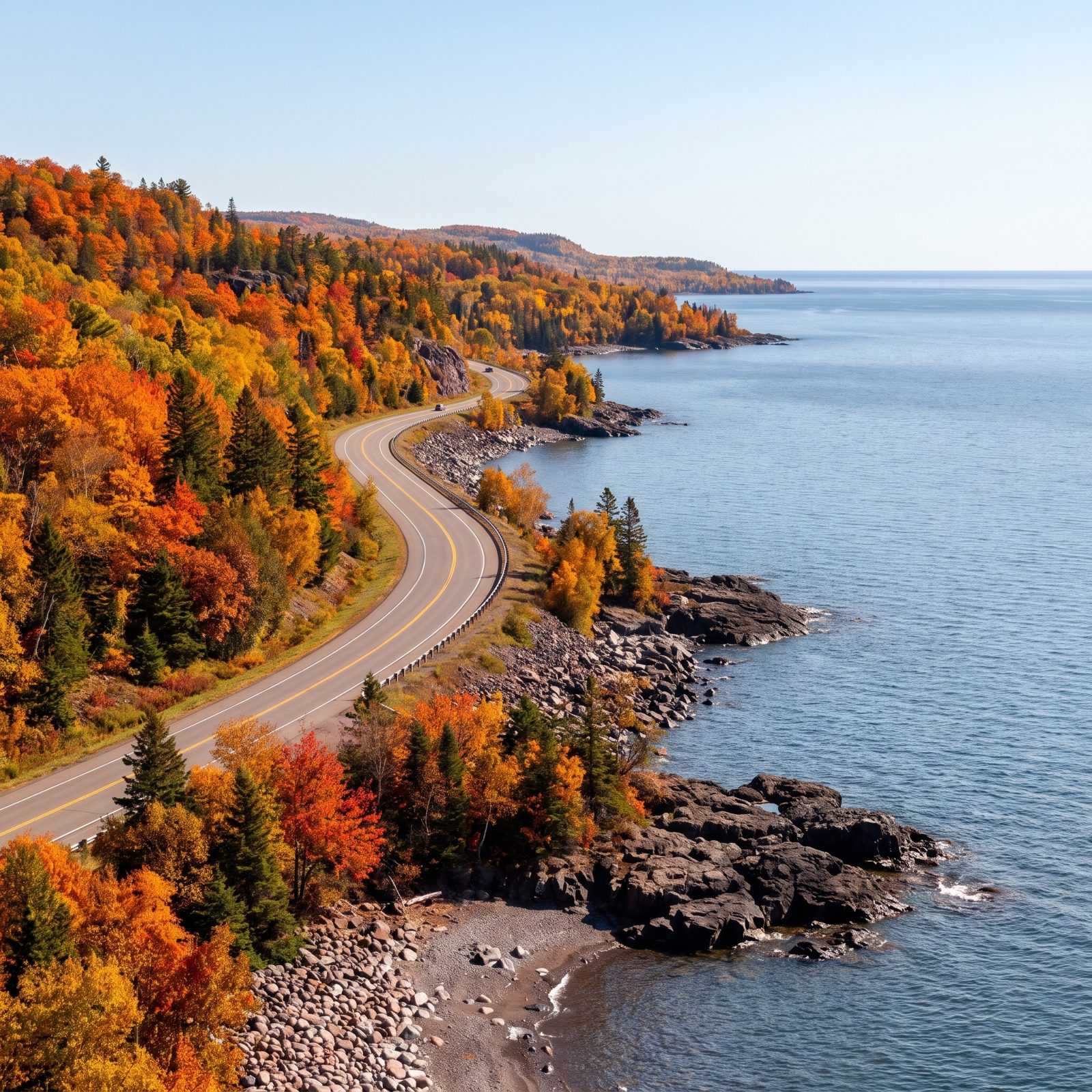North Shore Scenic Drive Along Lake Superior, Minnesota