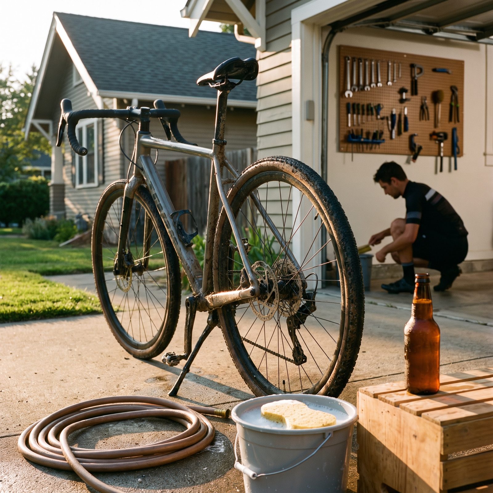 Pair the Post-Ride Bike Wash With a Favorite Drink