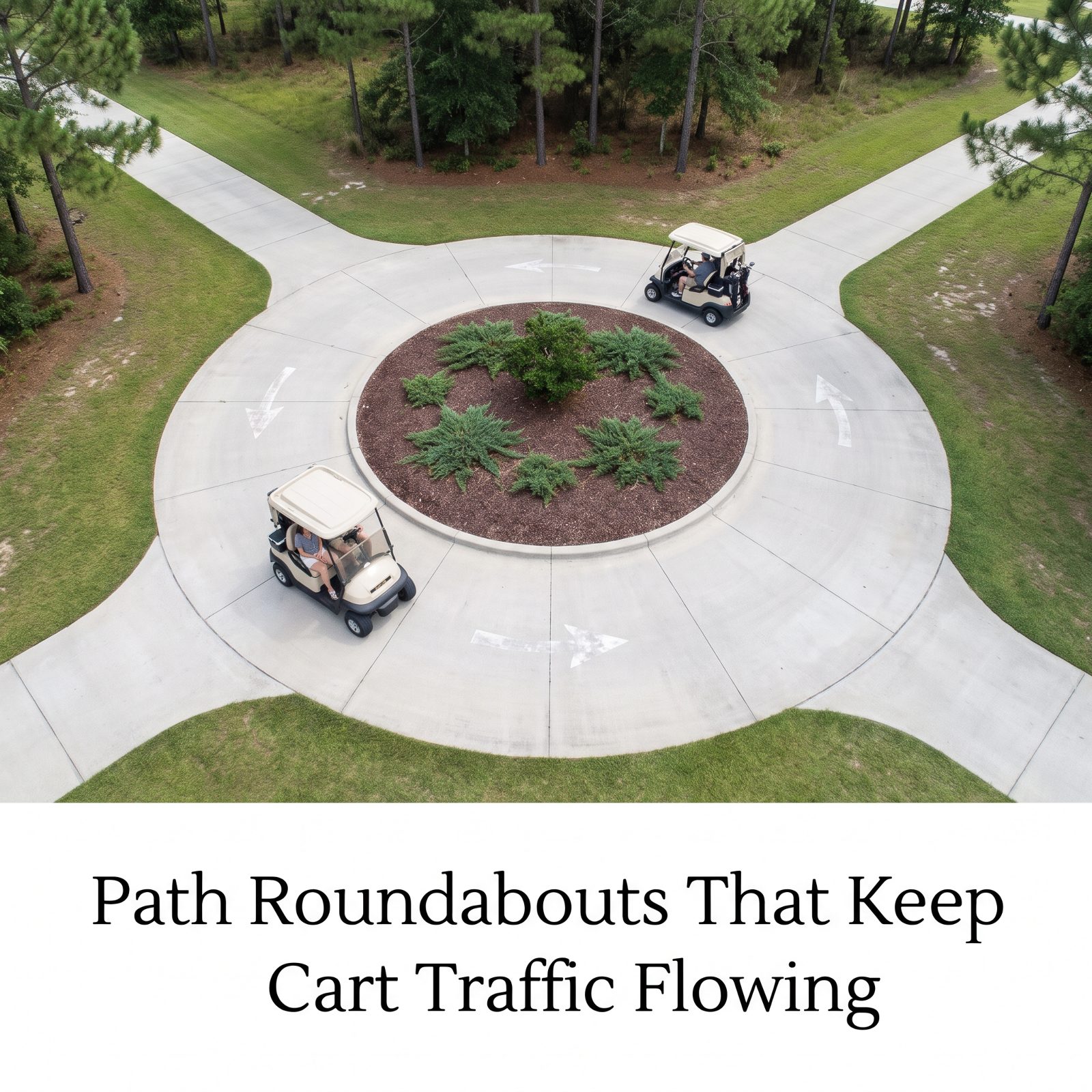 Path Roundabouts That Keep Cart Traffic Flowing