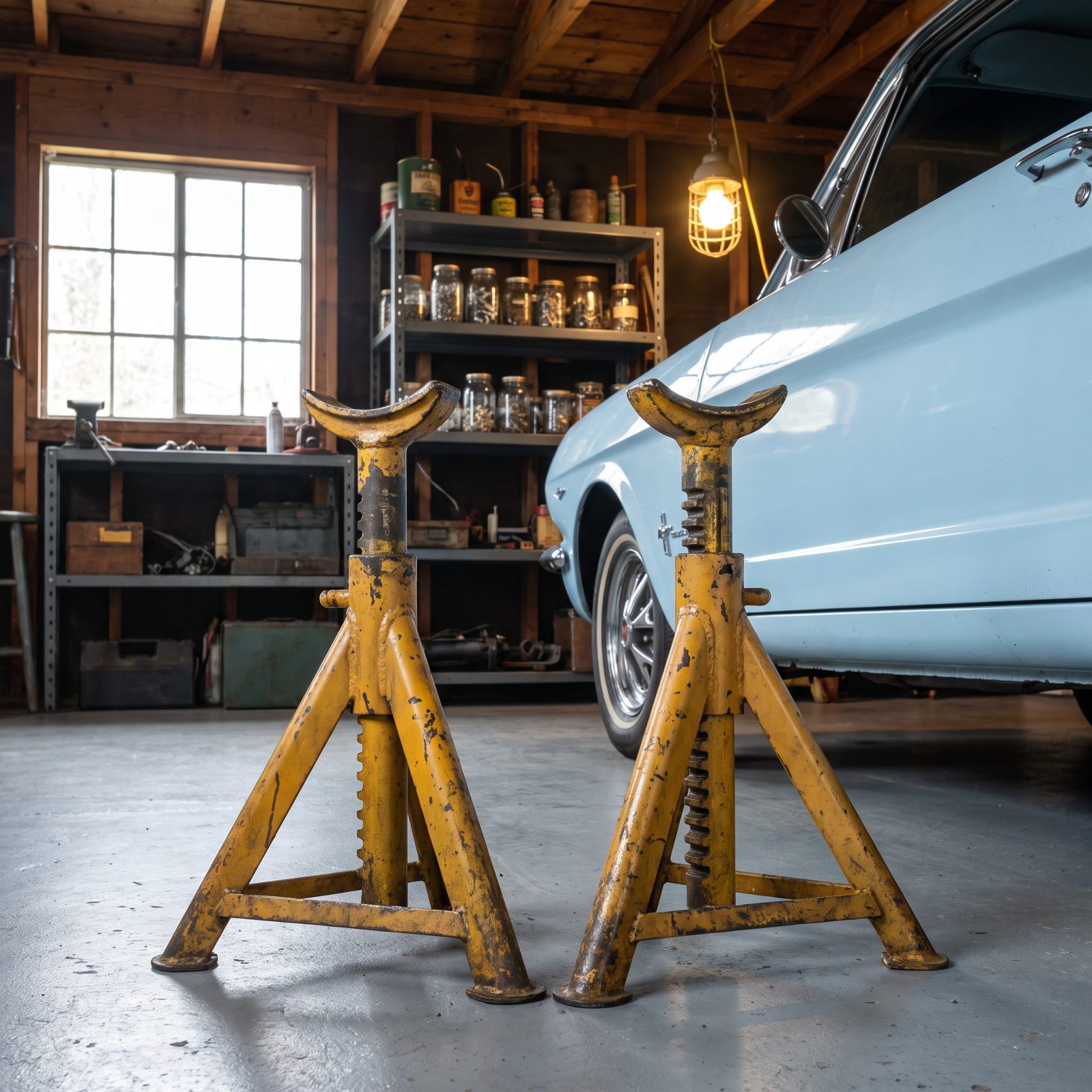 A Proper Pair of Steel Jack Stands