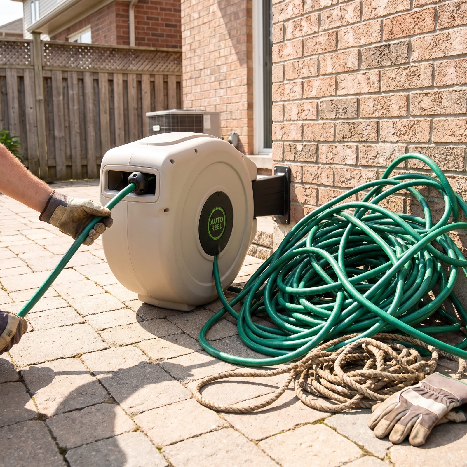Retractable Water Hose Reel