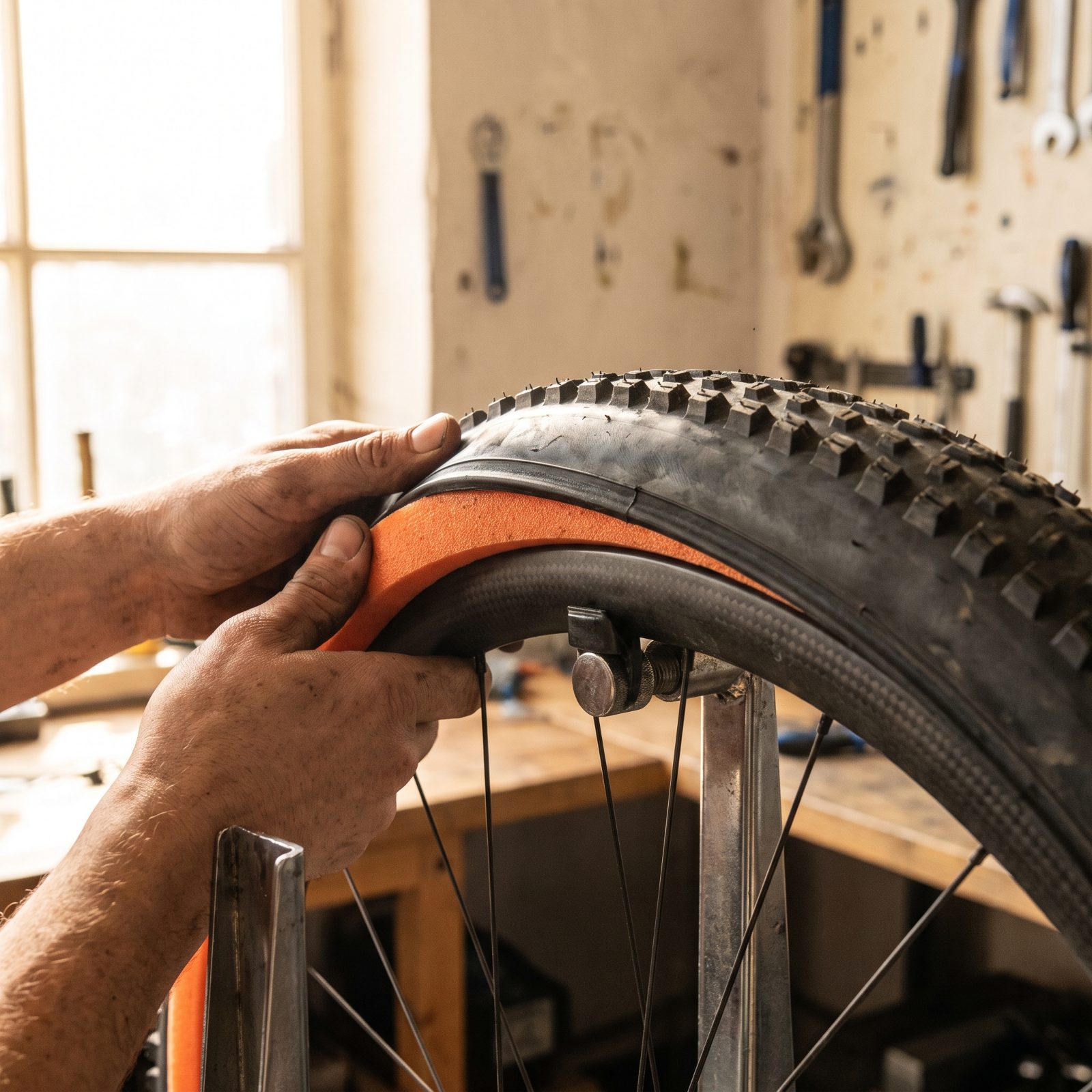 Run a Lightweight Tire Insert in the Rear Only