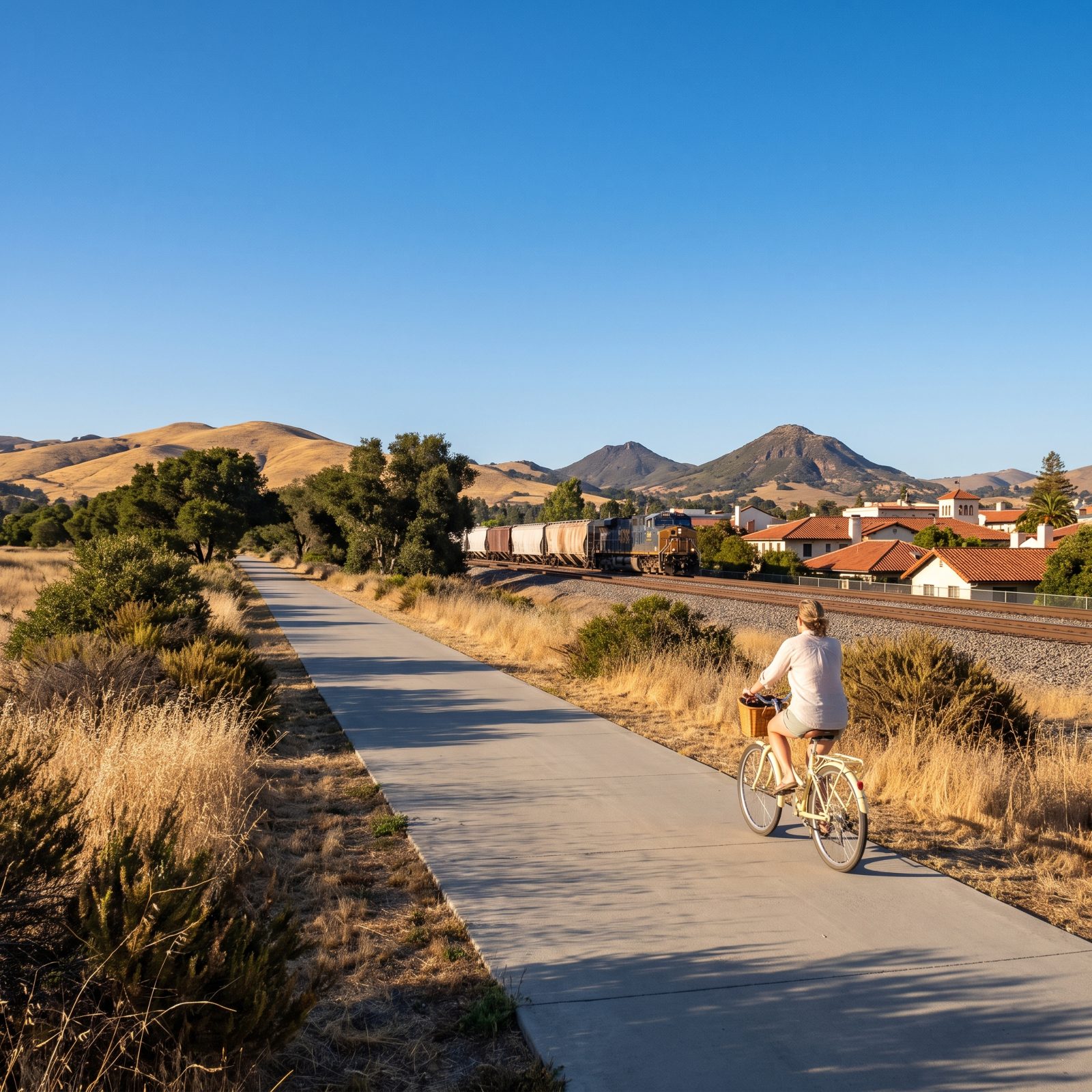 San Luis Obispo, California, The Railroad Safety Trail Links Campus and Downtown