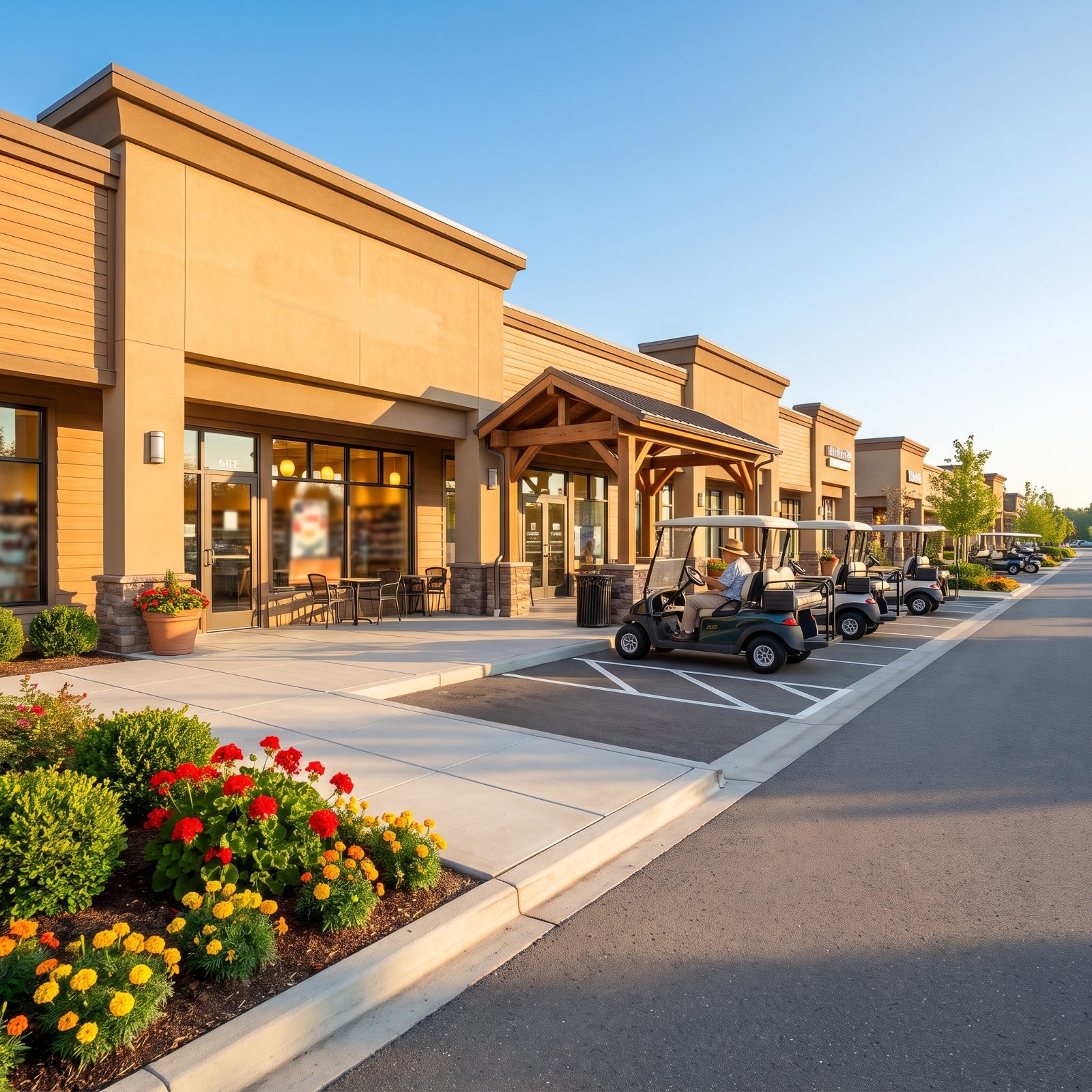 Shopping Centers That Open Their Back Door to the Path