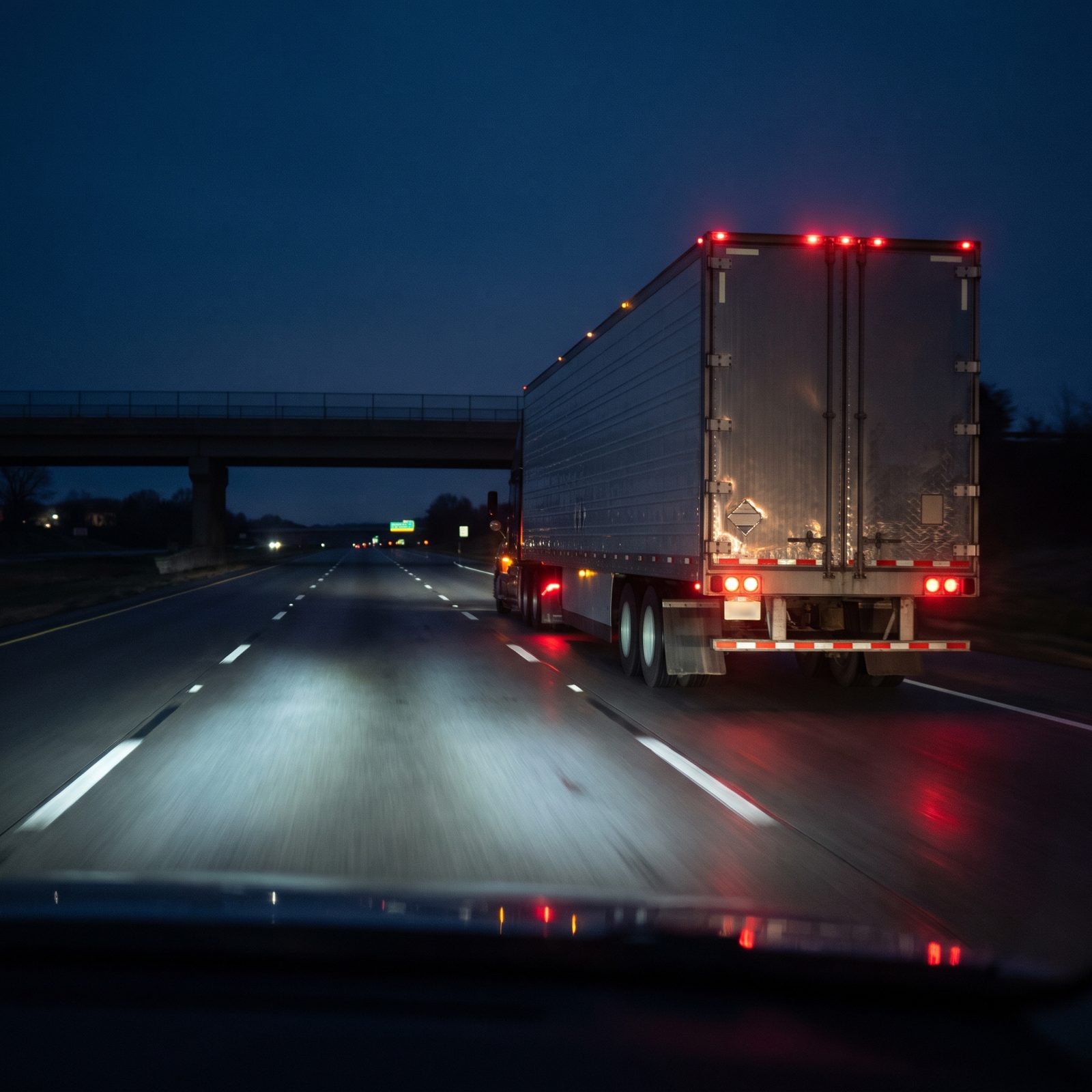 Signal a Passing Truck Is Clear With a Brief Headlight Dip, Not Your High Beams