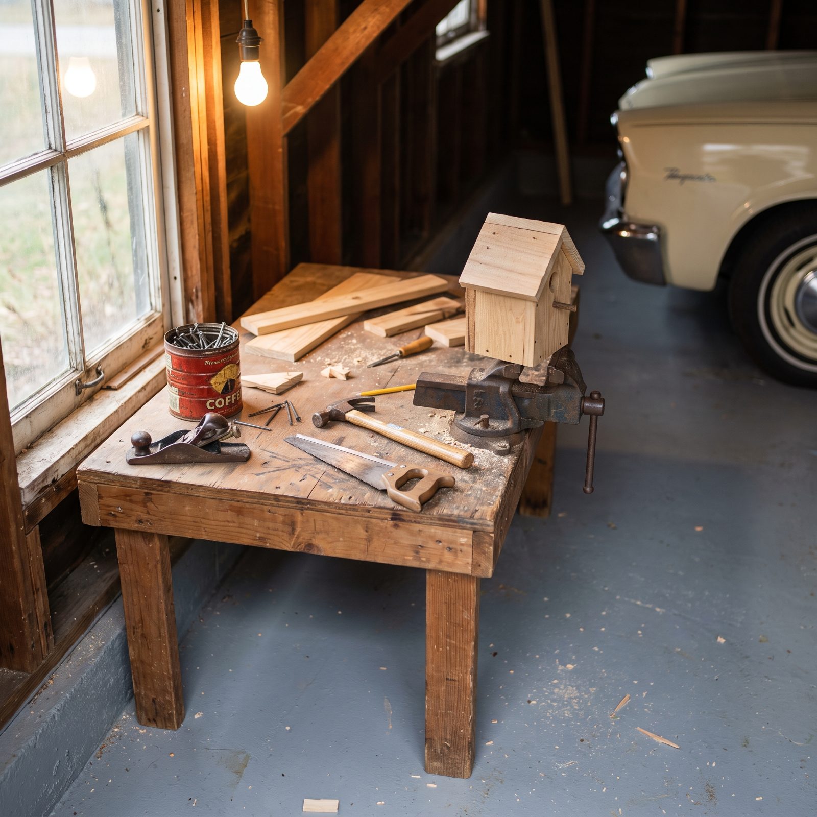 A Small Project Corner Where Kids Could Learn the Tools