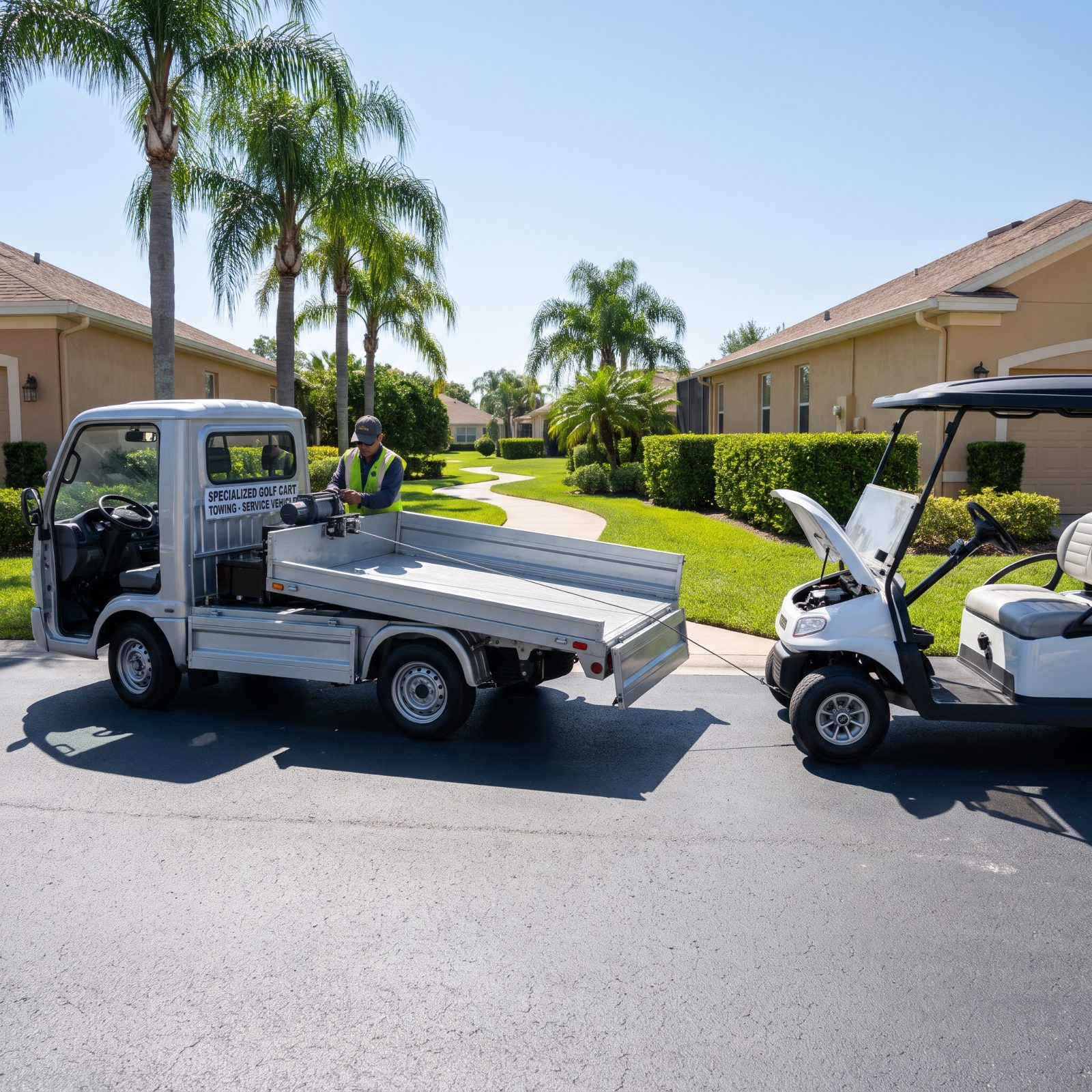 Specialized Towing for the Cart That Died on the Path