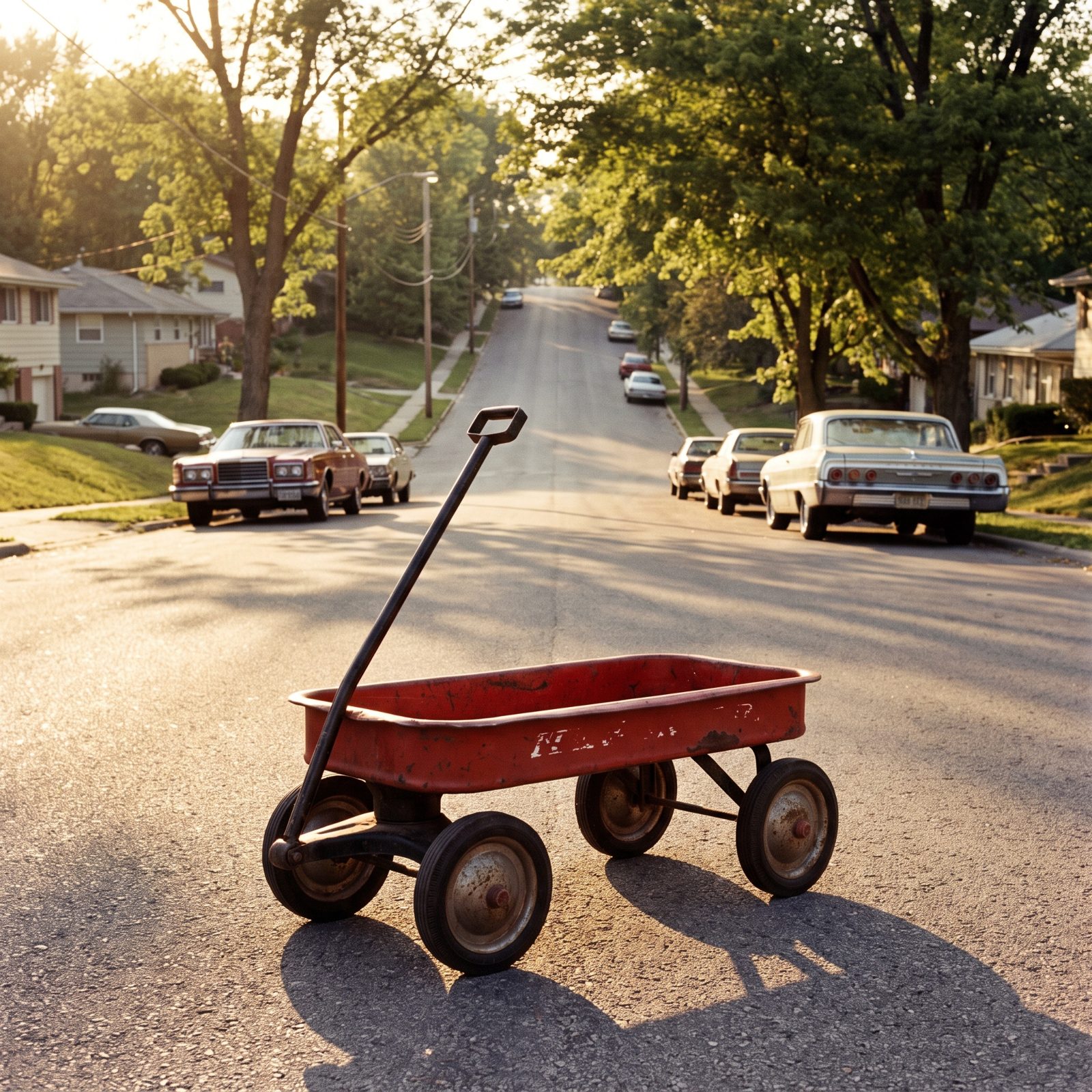 Steel Wagons Ridden Down Steep Streets