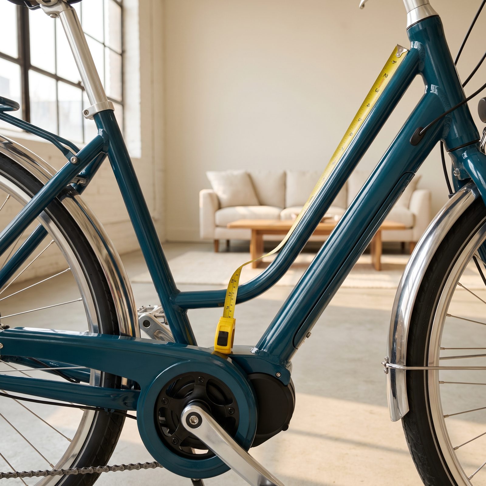 A Step-Through Frame Still Needs Enough Stand-Over Clearance