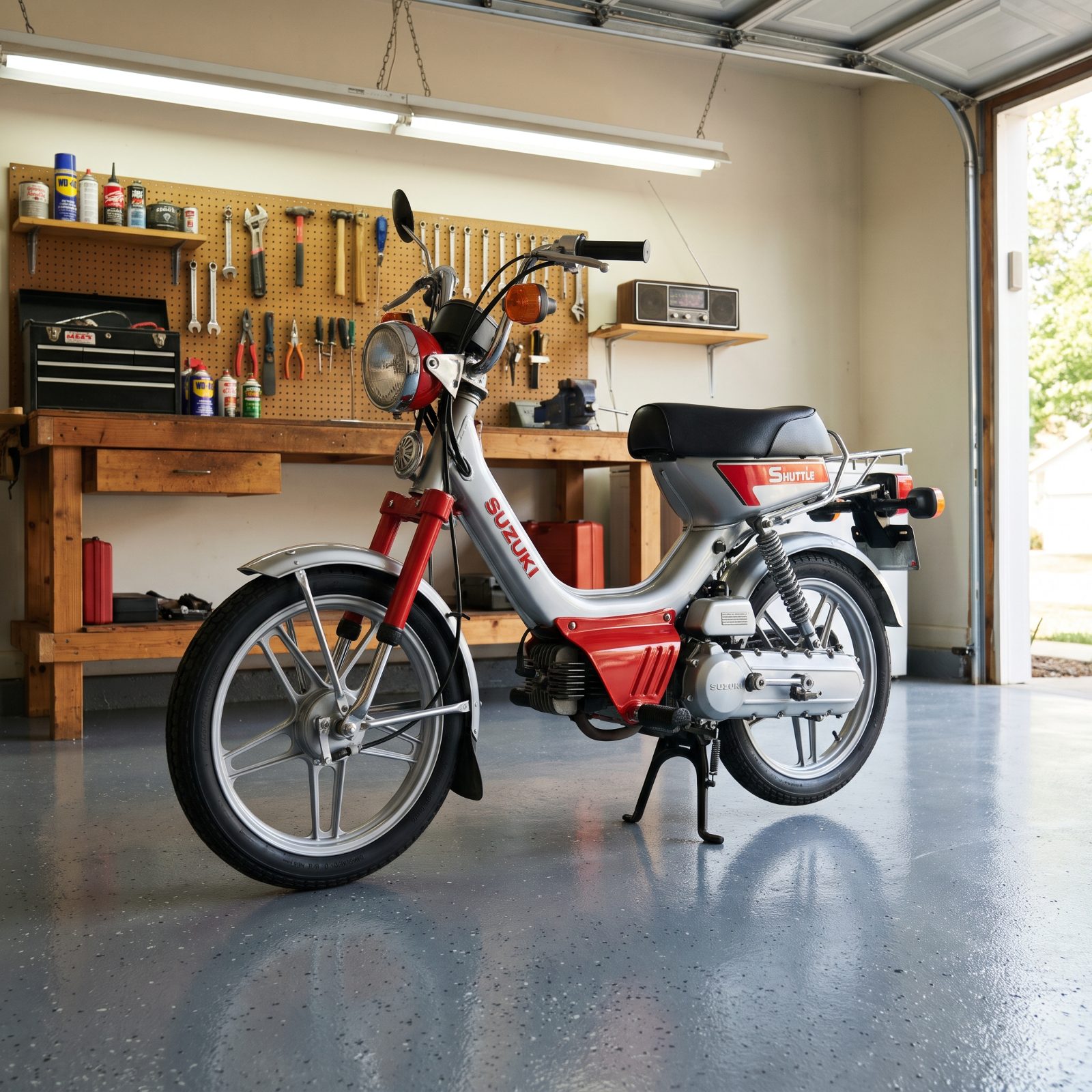 Suzuki FA50 Shuttle, The Compact Runabout With Cast Wheels