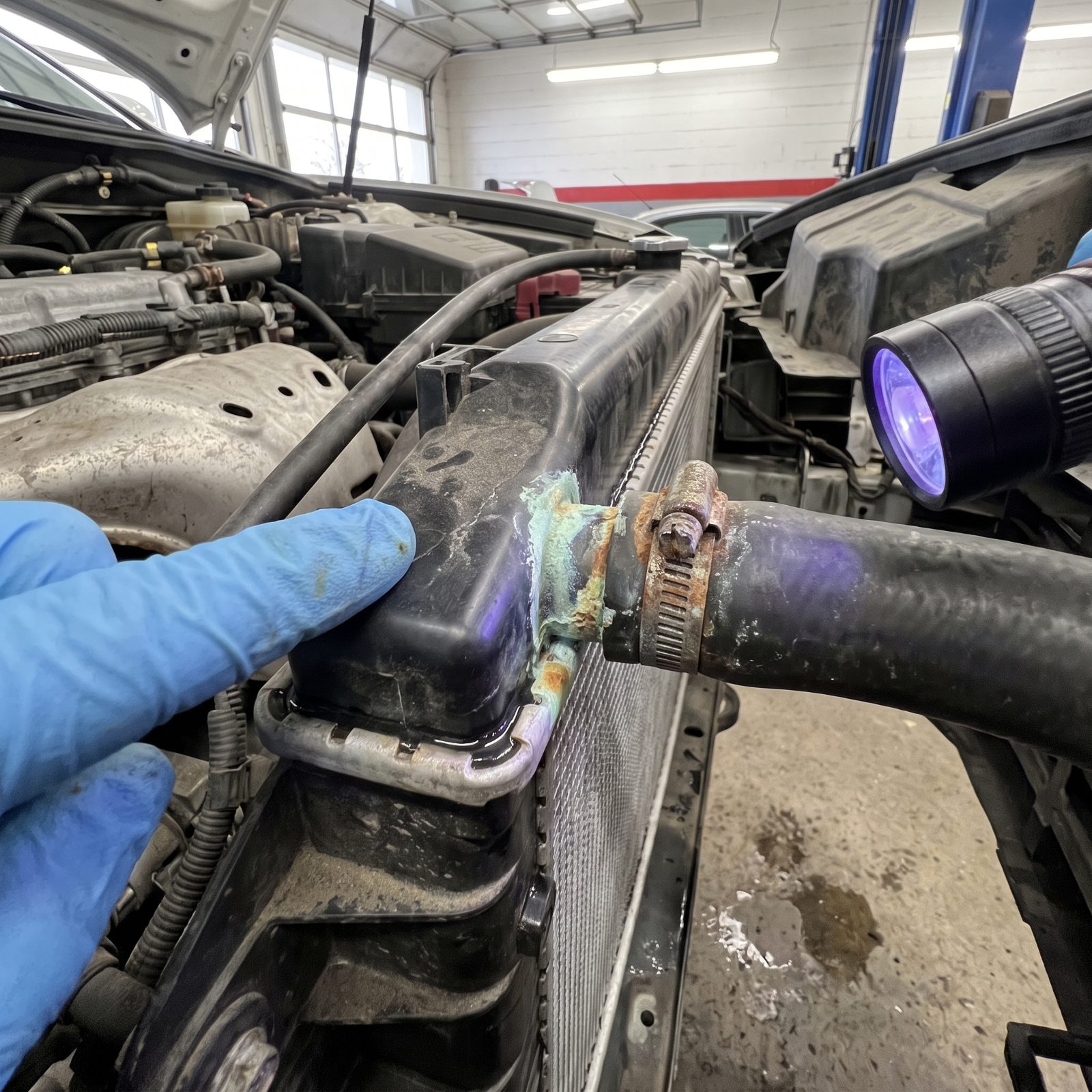 A Sweet Smell Near the Front That Reveals a Coolant Leak Too Small to Puddle