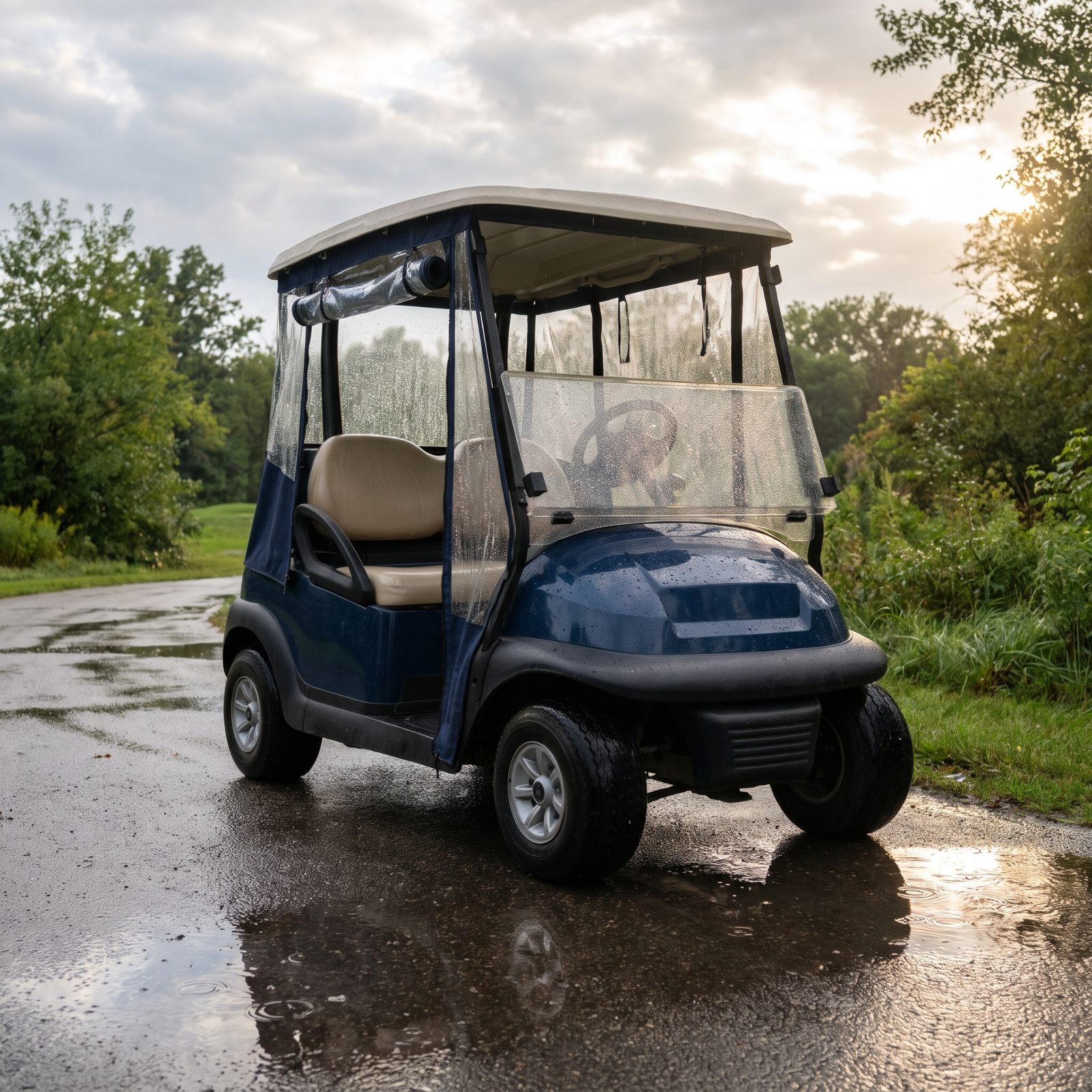 They Add Rain Enclosures and Windshields to Extend the Driving Season