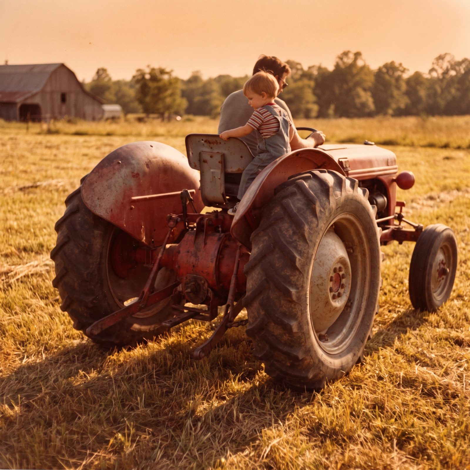 Tractor and Riding-Mower Fenders Used as Passenger Perches