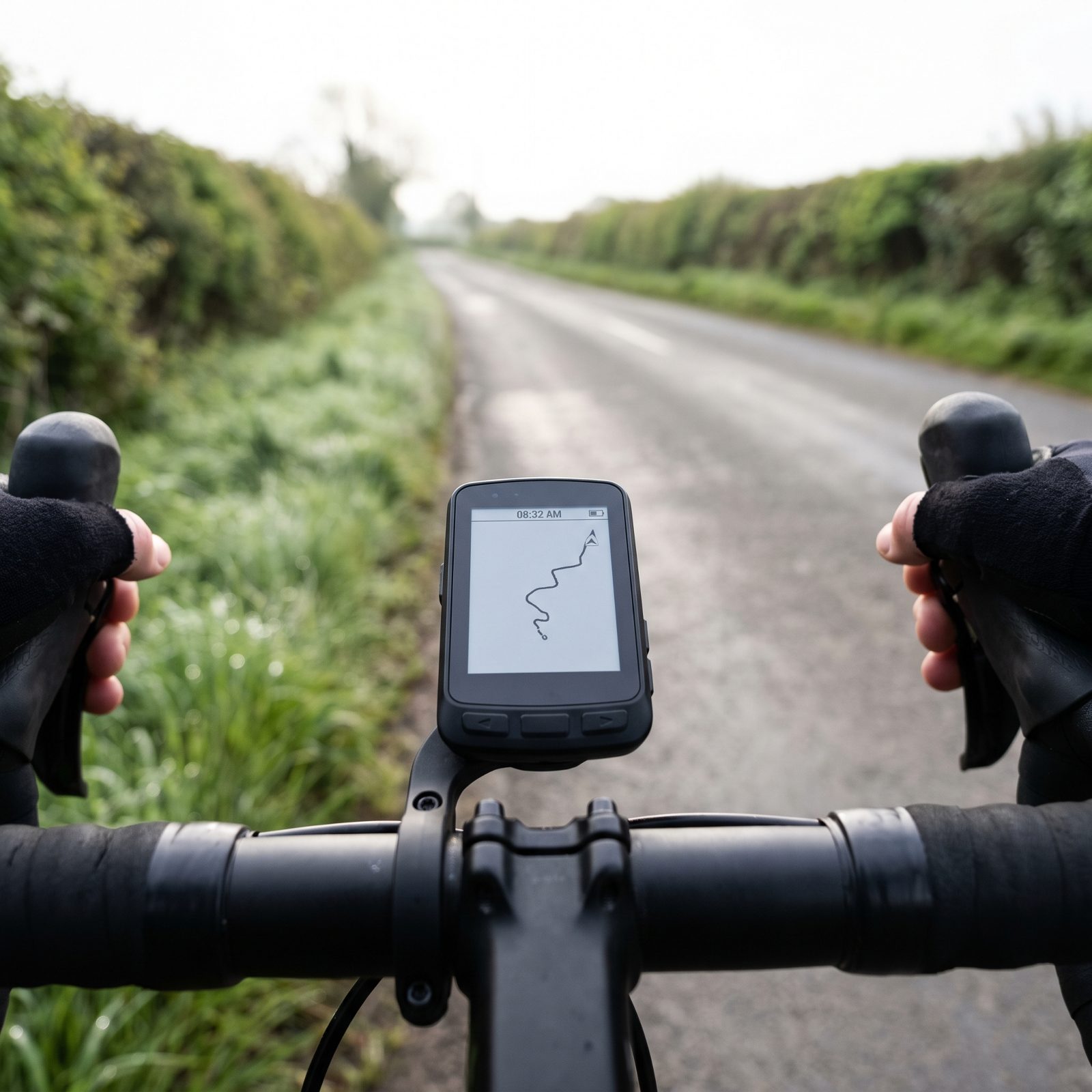 Turn the Bike Computer to a Data-Free Screen