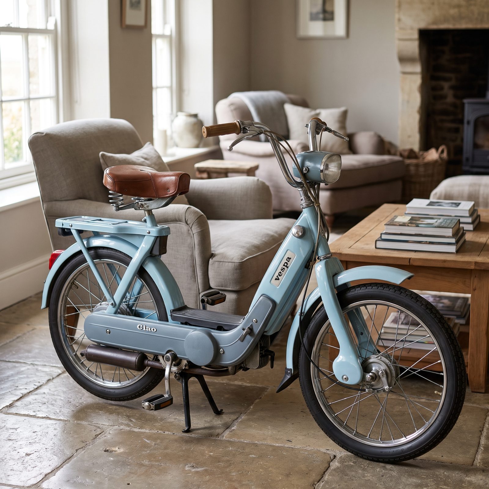 Vespa Ciao, The Slim Piaggio Moped With Large Wheels