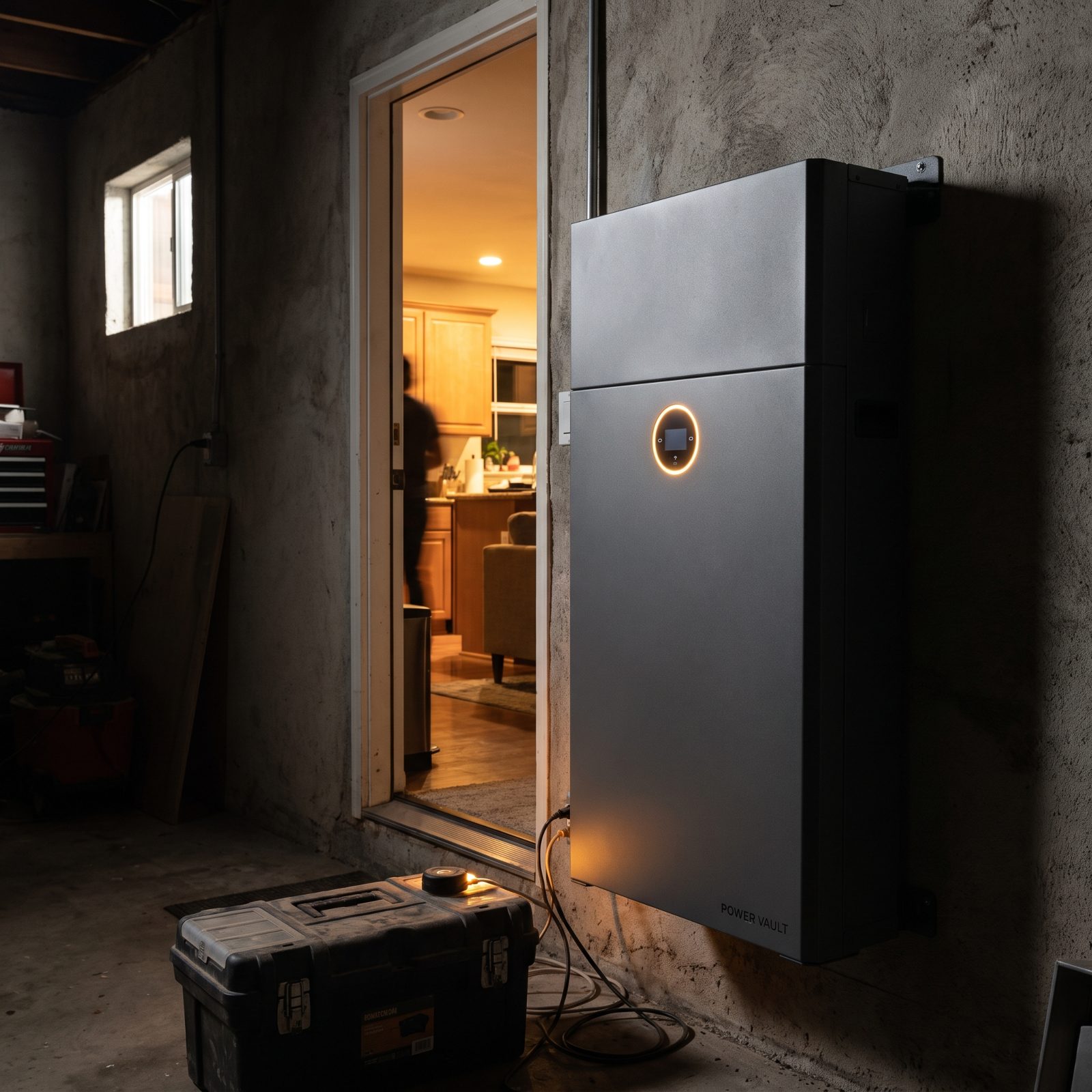 Wall-Mounted Home Battery Backup