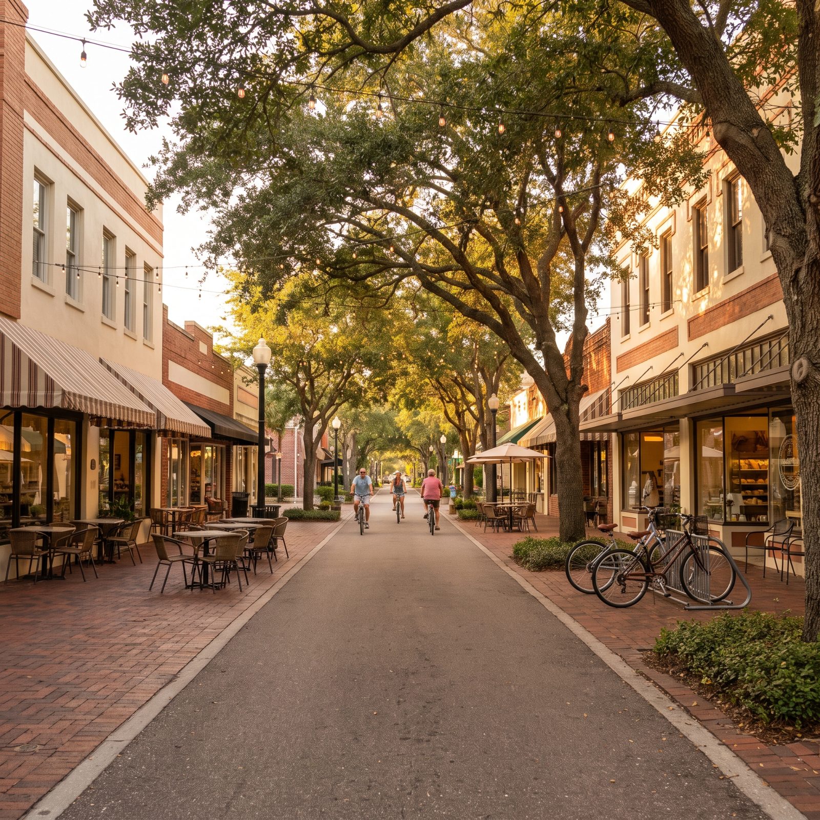 Winter Garden, Florida, The West Orange Trail Runs Straight Through Main Street