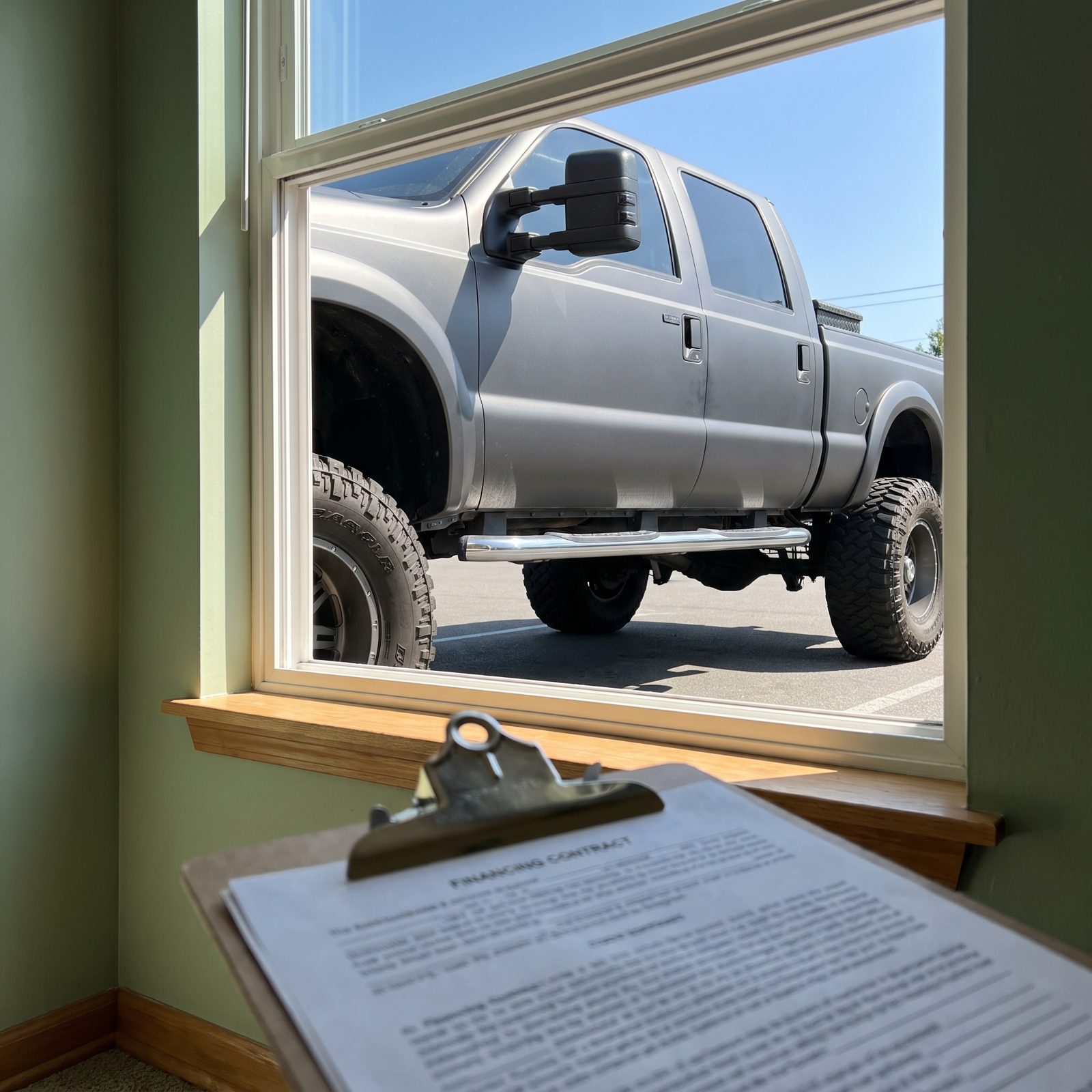 You Notice the Lift Kit Before the Loan Terms