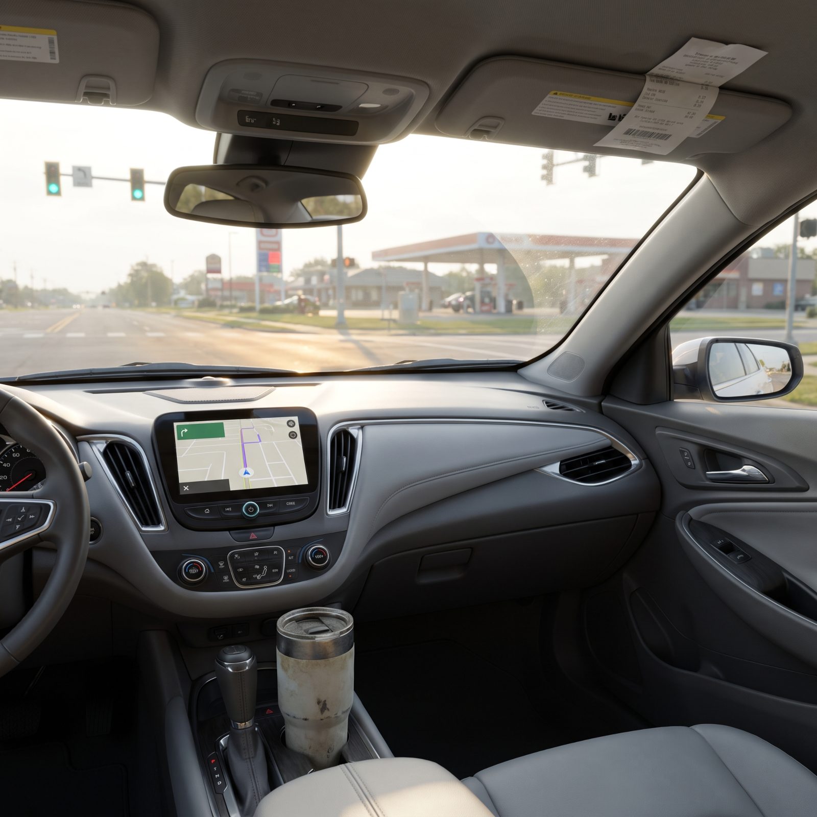 You Realize the New Car Still Knows Your Commute