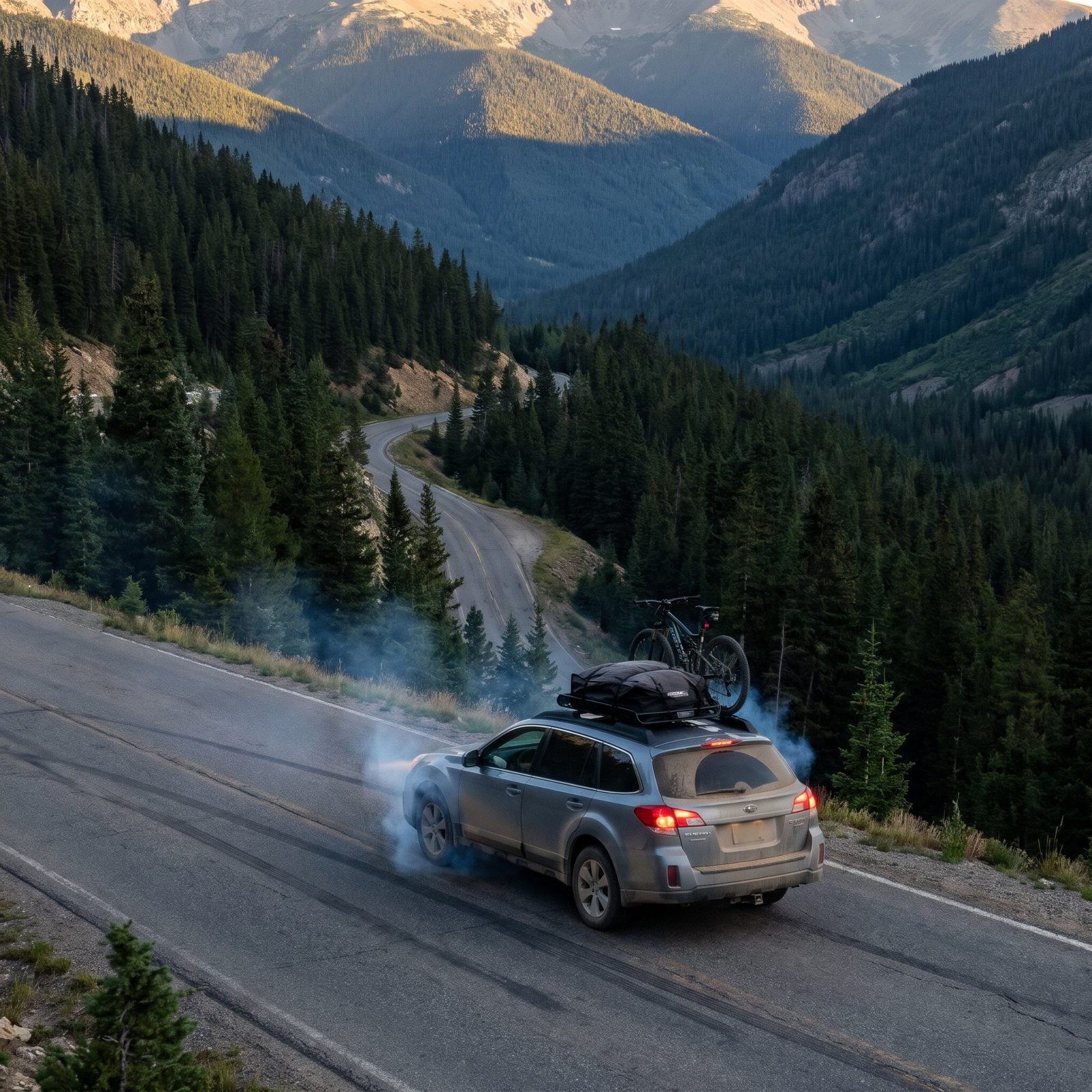 You Ride the Brakes Downhill to Feel More in Control
