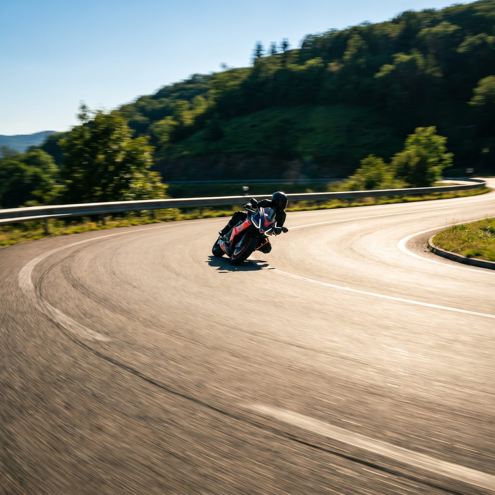 You Trust the Bike Only After the First Hard Corner