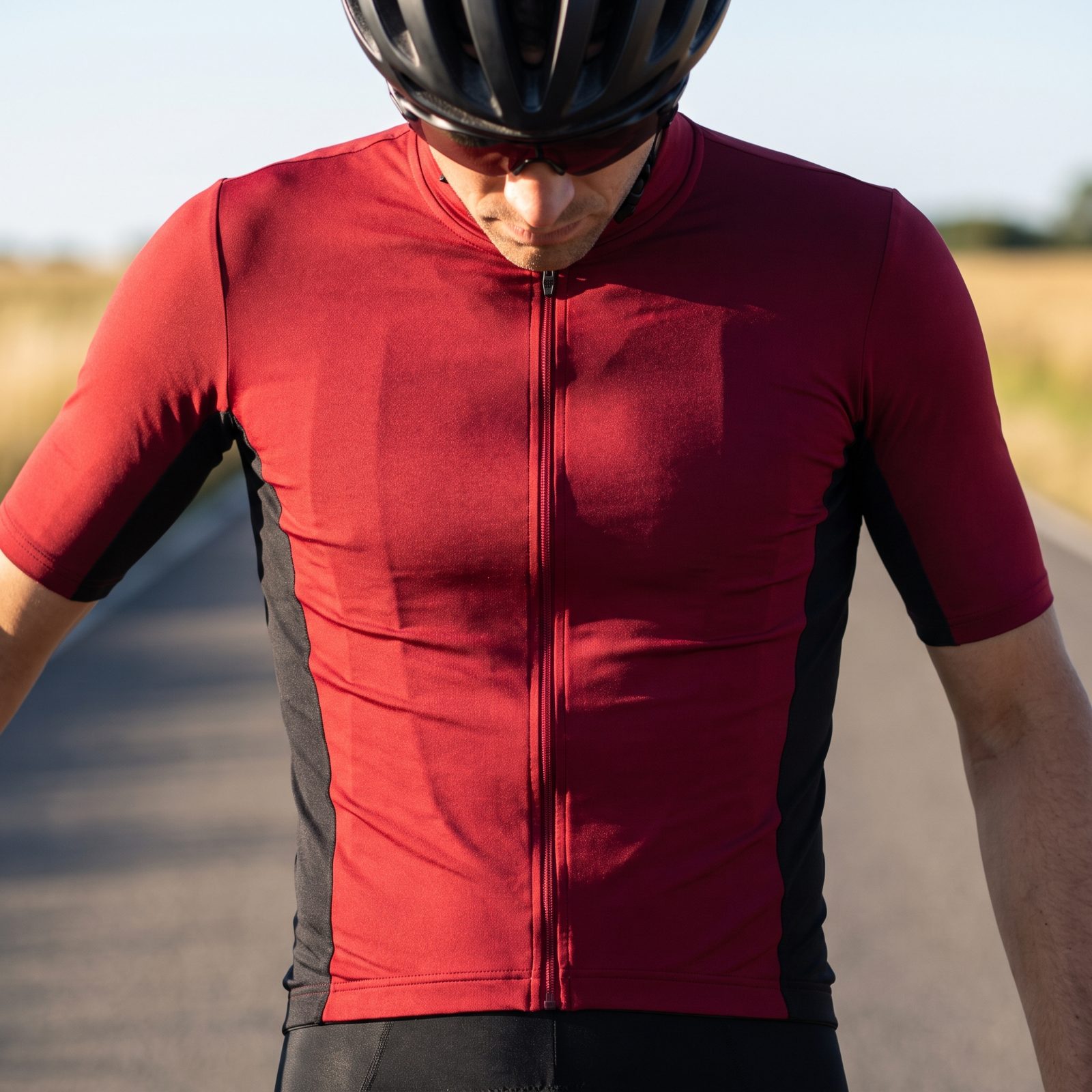 Zip the Jersey Fully Before Fast Sections